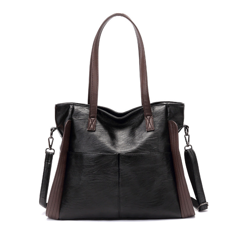 Soft leather tote shoulder/crossbody bag