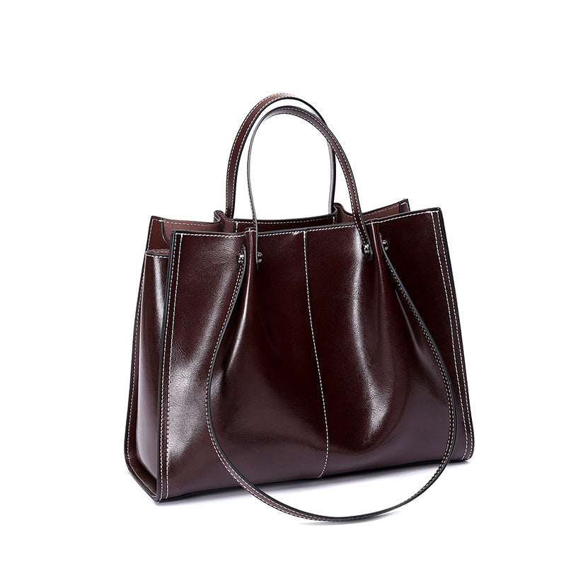 Portable shoulder tote bag