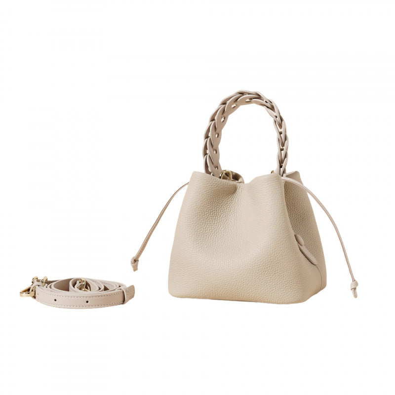 Leather shoulder messenger women's bag