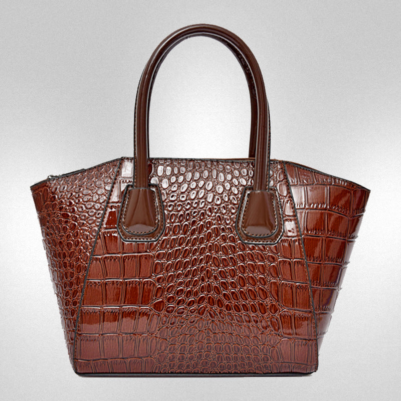 Crocodile pattern six-piece child and mother bag